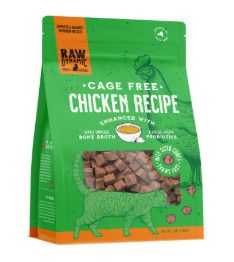 Raw Dynamic Raw Frozen Cat Food, Chicken & Bone Broth, 3-lb