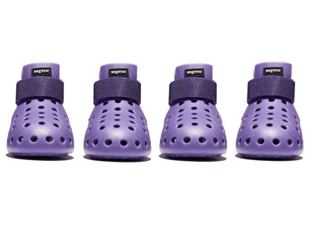 Wagwear Wagwellies Dog Shoes Mojave, Purple, Small