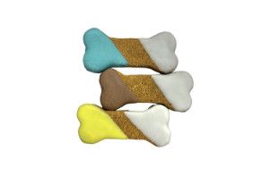 Paws Gourmet Bakery Double Dipped Bone Dog Treats, 3-in x 1.5-in