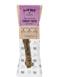 Vital Essentials RAW BAR Turkey Necks Freeze-Dried Raw Dog Treats, 1-count