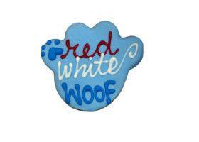 Paws Gourmet Bakery Patriotic Paws Dog Treats, 3.5-in x 3-in