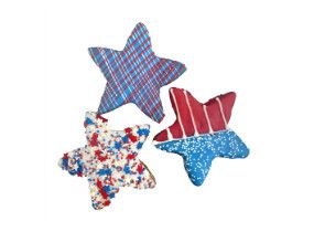 Paws Gourmet Bakery Patriotic Stars Dog Treats, 3.25-in