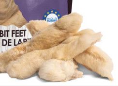 Palz & Co. Freeze-Dried Rabbit Feet with Fur, 1-ct