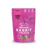 Raw Dynamic Freeze Dried Treats for Dogs & Cats, Farm Raised Rabbit, 1.5-oz