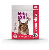 Kitty Gut Frozen Sous Vide Cat Food, Pork, 2-lb