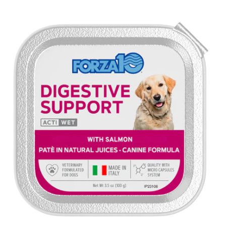 Forza10 Active Digestive Support Wet Dog Food, Salmon Pate, 3.5-oz