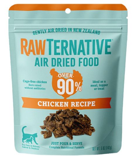 Rawternative Air Dried Cat Food, Chicken Recipe, 5 oz
