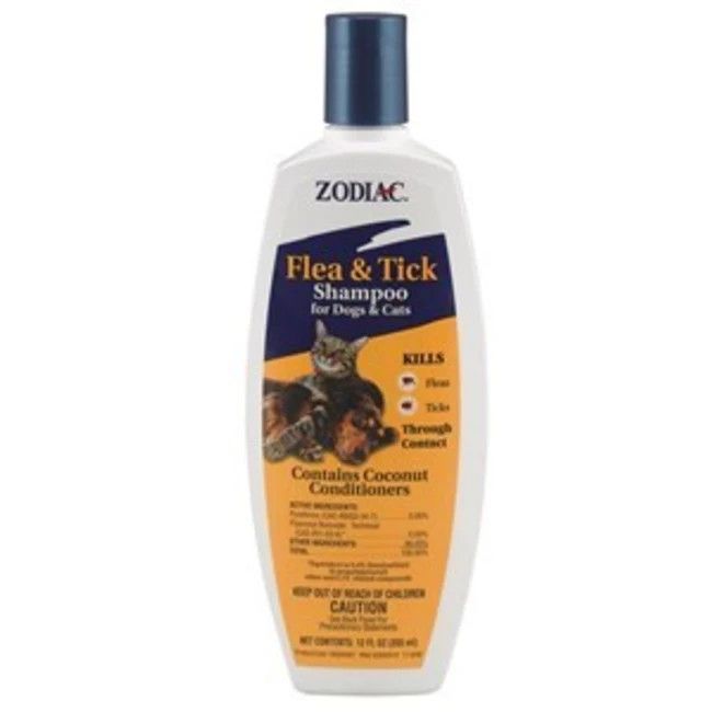 Zodiac Flea & Tick Shampoo, 12fl oz