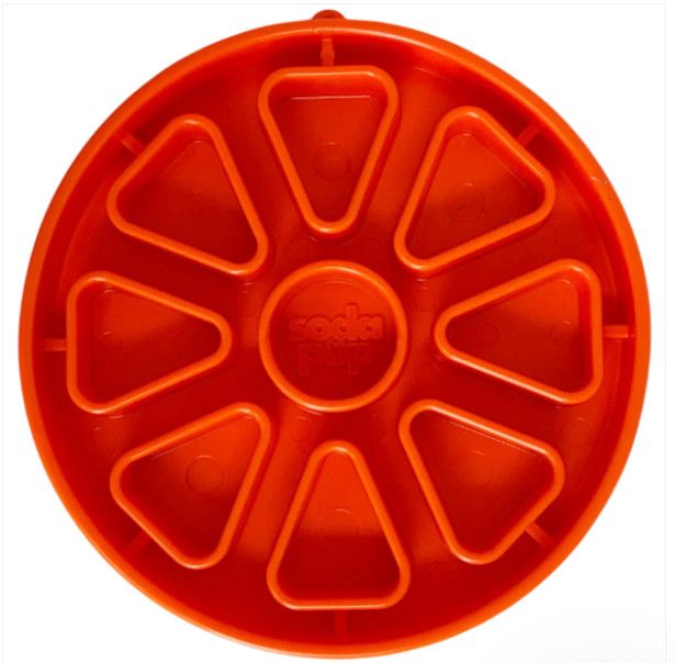 SodaPup Softie Enrichment Bowl for Dogs & Cats, Orange Citrus