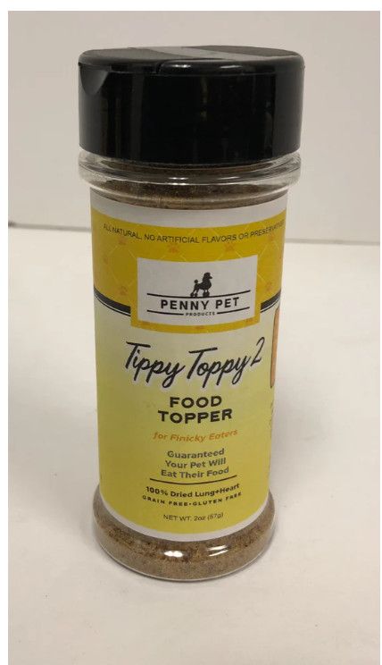 Penny Pet Tippy Topper 2 Dried Beef Lung+Heart, 2-oz