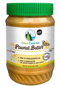 Green Coast Pet Pawnut Butter, Peanut Butter & Honey Recipe, 16-oz