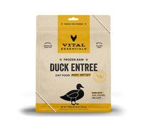 Vital Essentials Frozen Raw Mini Patties for Cats, Duck Entree, 28-oz