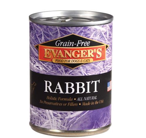 Evanger's Complements Rabbit Wet Dog & Cat Food, 12.5-oz
