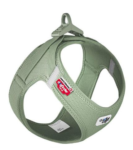 Curli Clasp Air-Mesh Vest Dog Harness, Olive, X-Small