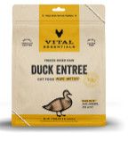 Vital Essentials Cat Duck Mini Patties, Freeze-Dried, 8oz