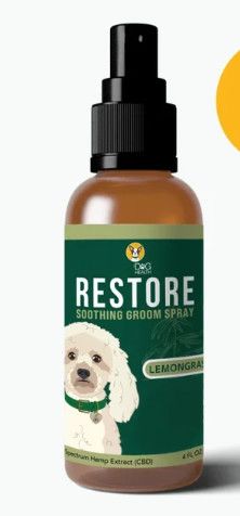 MycoDog Restore Soothing Grooming Spray with Hemp Extract, 4-oz