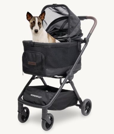 Wonderfold Bella Pet Stroller, Black