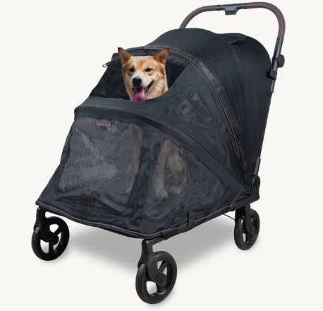 Wonderfold P3 Pet Stroller and Carrier, Black