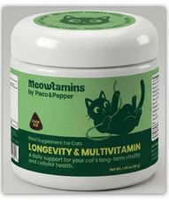 Paco & Pepper Meowtamin Supplement Longevity Soft Chews for Cats, 60-ct