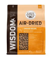 Earth Animal Wisdom Air-Dried Dog Food, Chicken Recipe, 8-lb