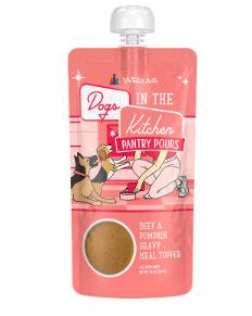 Weruva Dogs in the Kitchen Pantry Pours, Beef & Pumpkin Gravy Meal Topper, 7oz