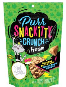 Fromm PurrSnackitty Crunch Treats for Cats, Gamebird, 3-oz
