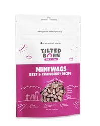 Tilted Barn Beef & Cranberry Jerky Miniwags for Dogs, 3.53-oz