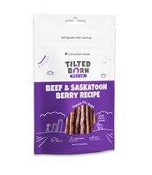 Tilted Barn Beef & Saskatoon Berry Jerky Treats for Dogs, 3.53-oz