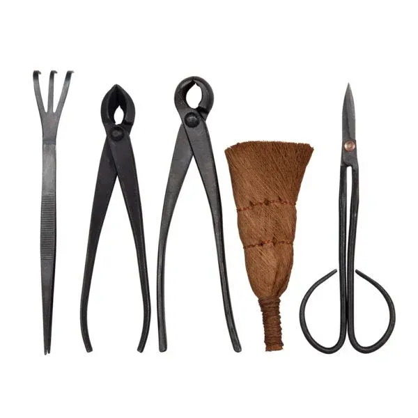 5 Piece Bonsai Tool Set in Pouch