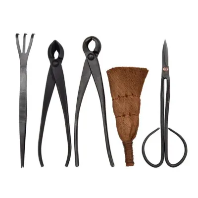 5 Piece Bonsai Tool Set in Pouch