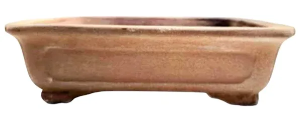 Small Rectangular Bonsai Pot 028 Unglazed