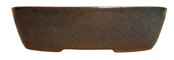 Small Bonsai Oval Pot 0038 Glazed