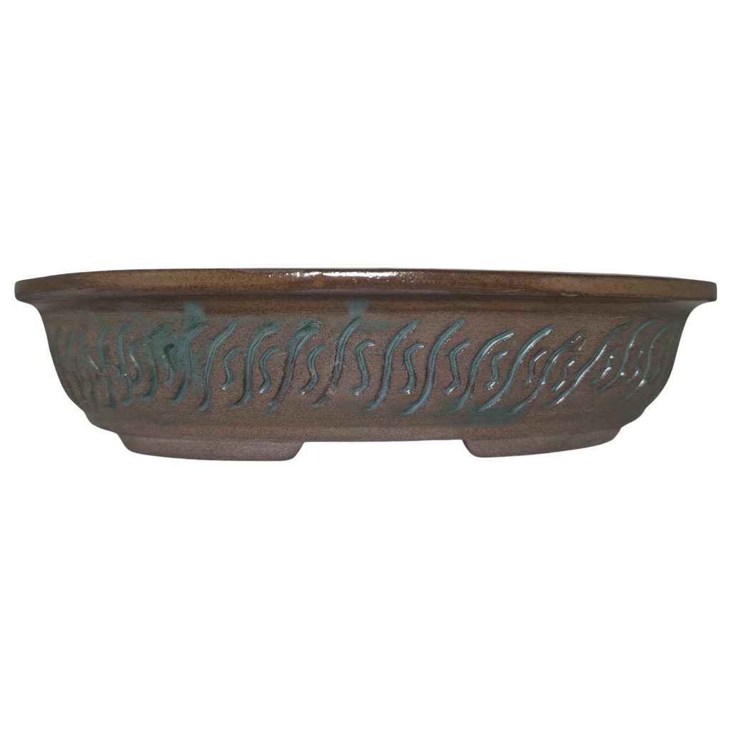 Tidal Rhythm "Oval Bonsai Pot"