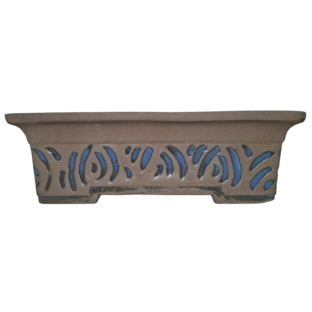 Indigo Current "Rectangular Bonsai Pot"