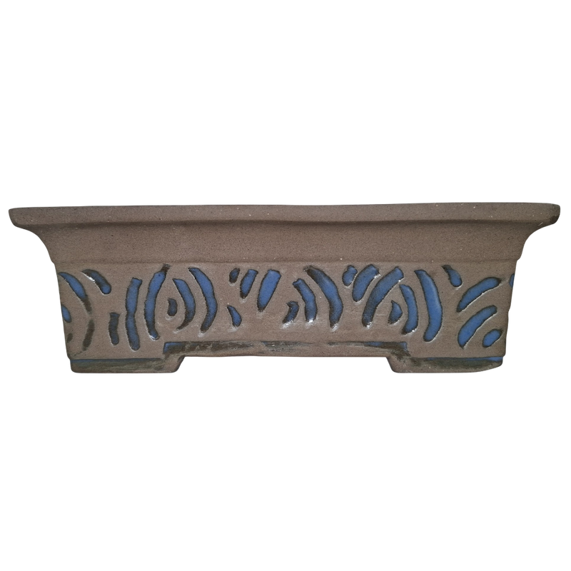 Indigo Current "Rectangular Bonsai Pot"