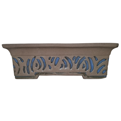 Indigo Current "Rectangular Bonsai Pot"