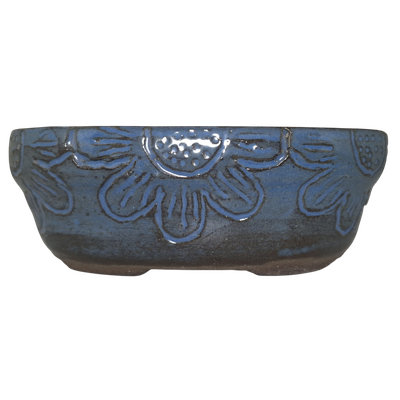 Midnight Bloom "Bonsai Oval Pot"