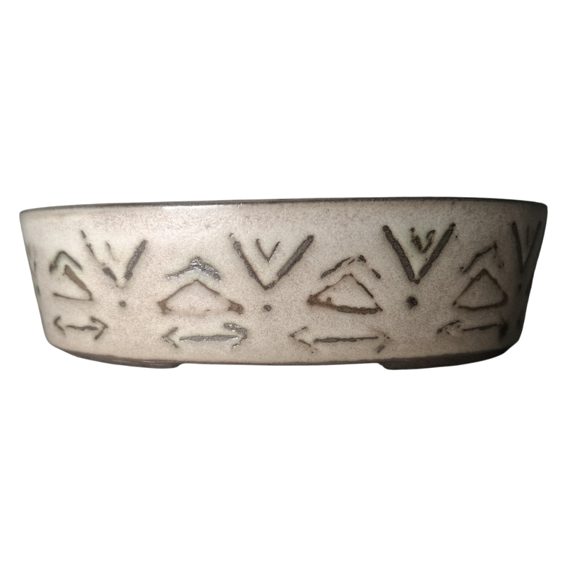 Desert Script "Oval Bonsai Pot"