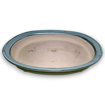 XXL Oval Flat Bonsai Pot (Forest)