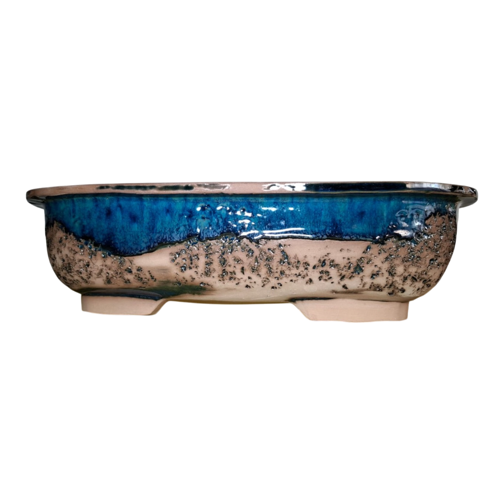 XXL Rectangular Round Cornered Bonsai Pot - Azure Highlands