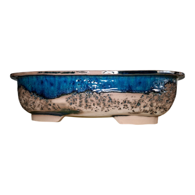 XXL Rectangular Round Cornered Bonsai Pot - Azure Highlands