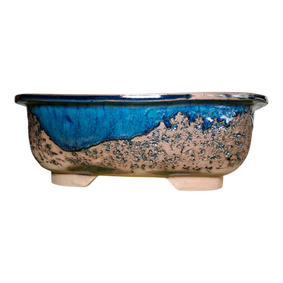 XXL Rectangular Round Cornered Bonsai Pot - Azure Highlands