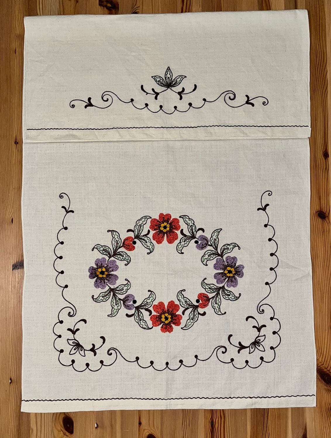 Zasłonka z lambrekinem