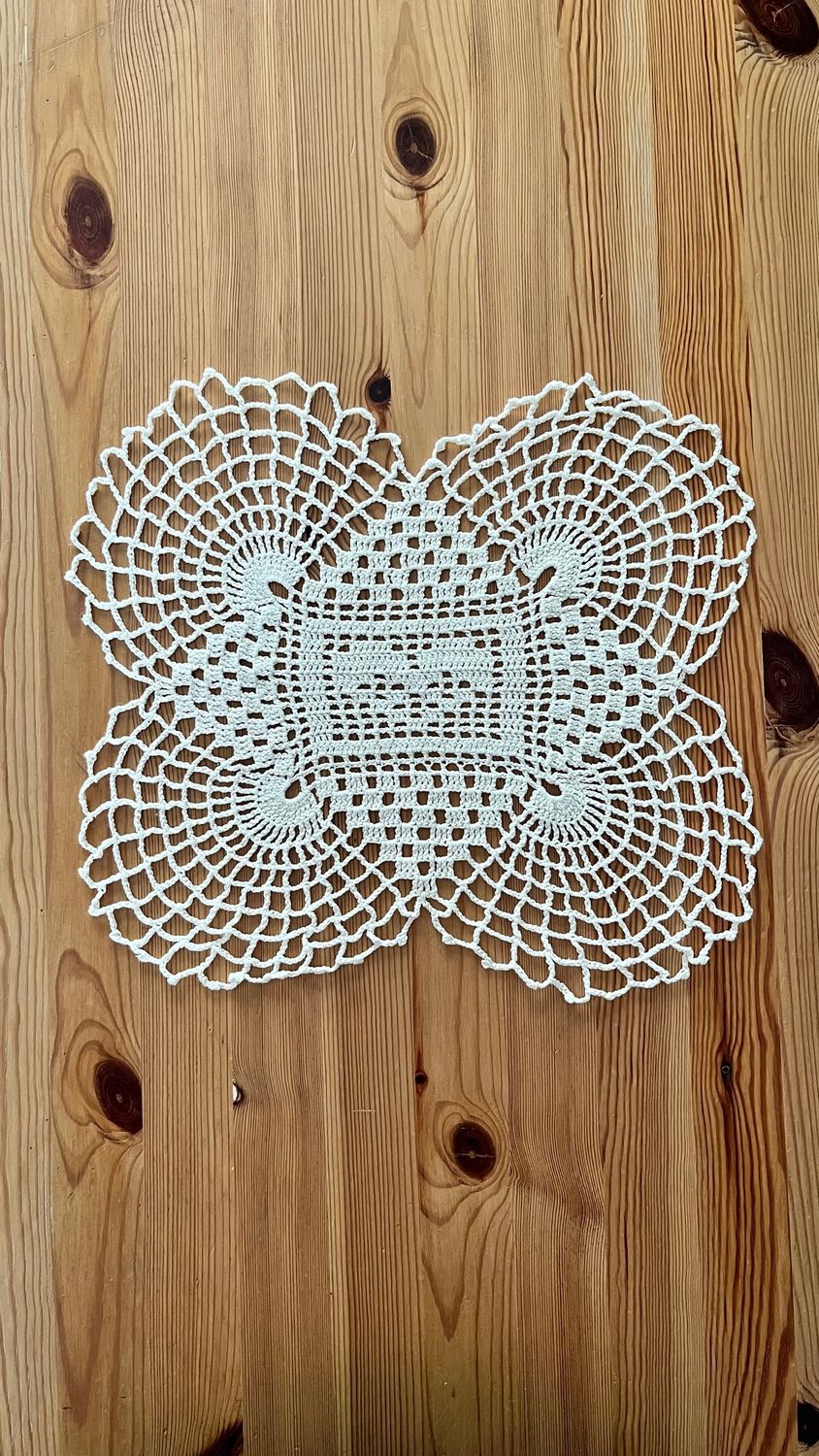 Serwetka cztery półkola i serce