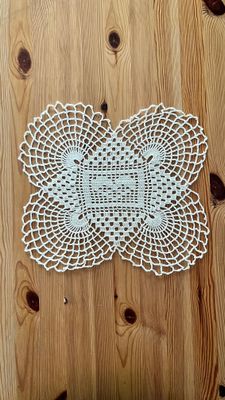 Serwetka cztery półkola i serce