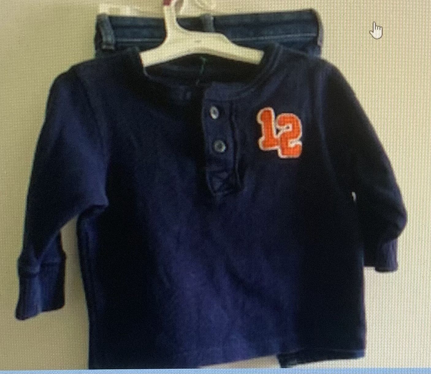 2pc outfit cat and jack size12