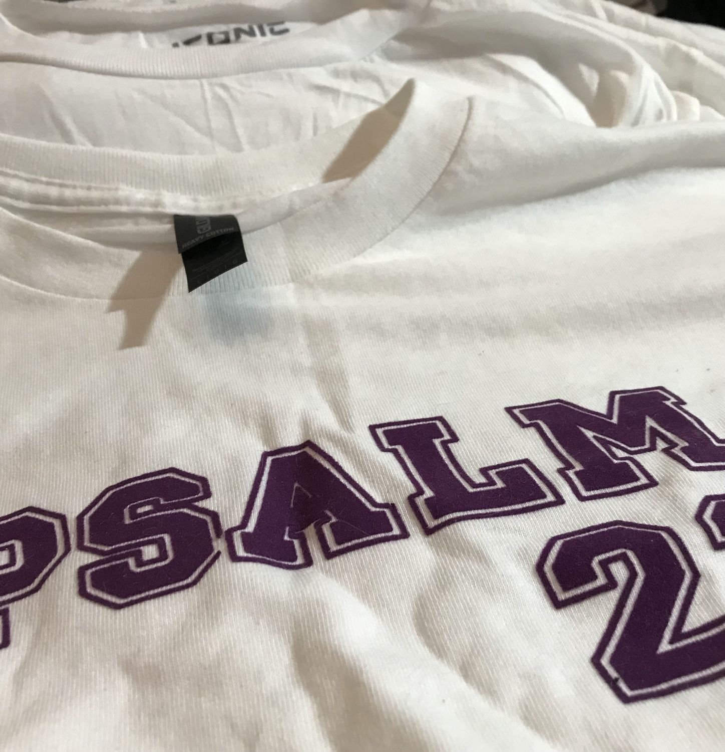 Psalm 23 T-shirt white