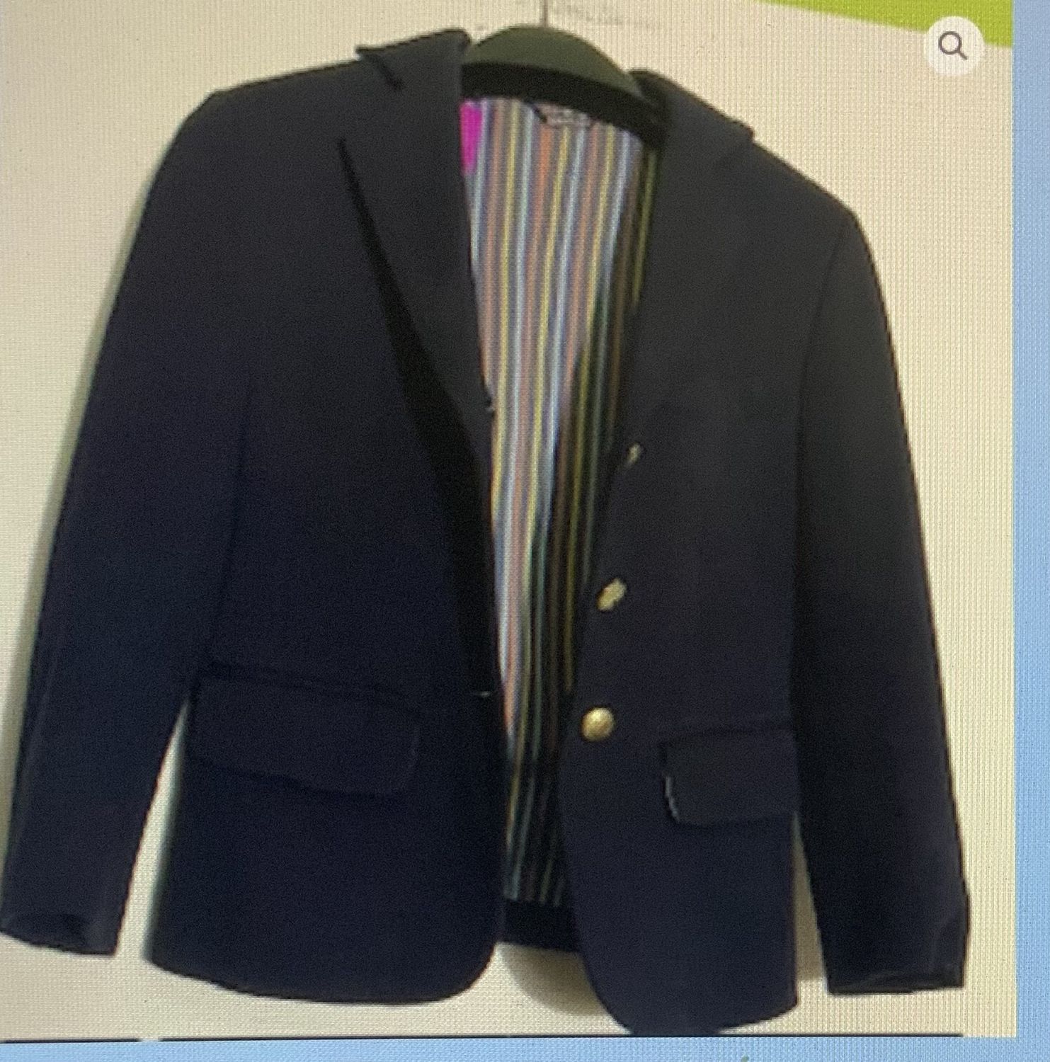 Priorities 3-silver button blazer