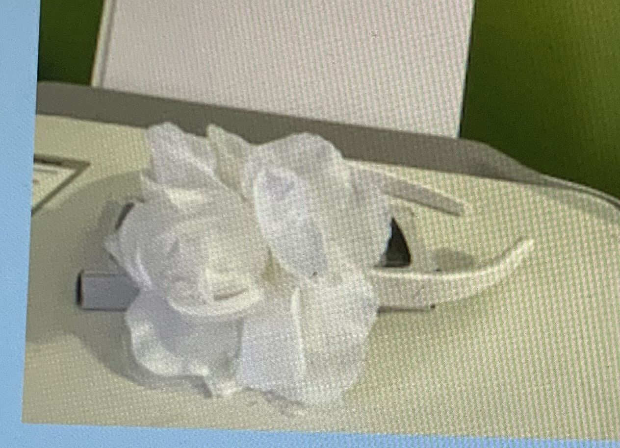 Baby headband white girls