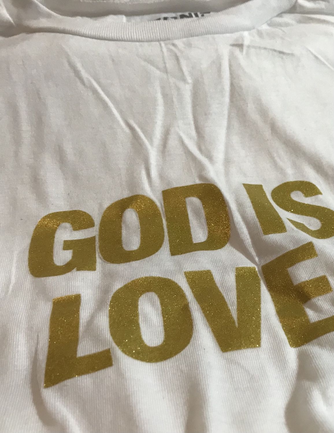God is love T-shirt white